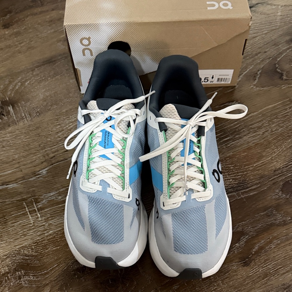 On Running Cloudsudfer Next Shoes in Light Gray and Blue, Women’s 9.5, Brand New - Picture 2 of 6